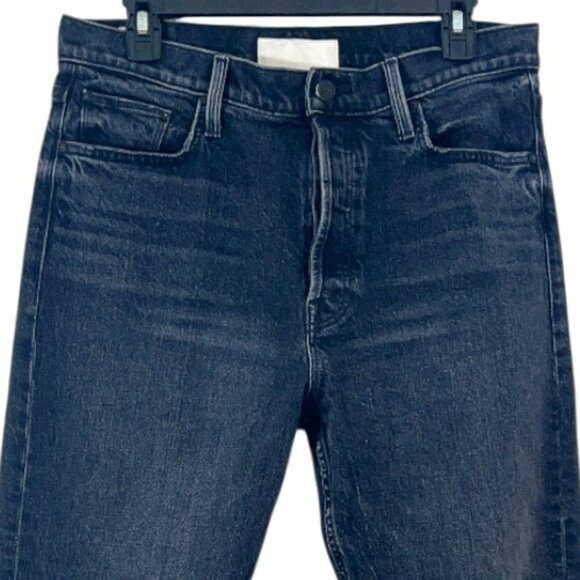 Mother Tomcat Ankle Jeans On the Fly Black Size 32 Pre-Loved - Picture 2 of 5